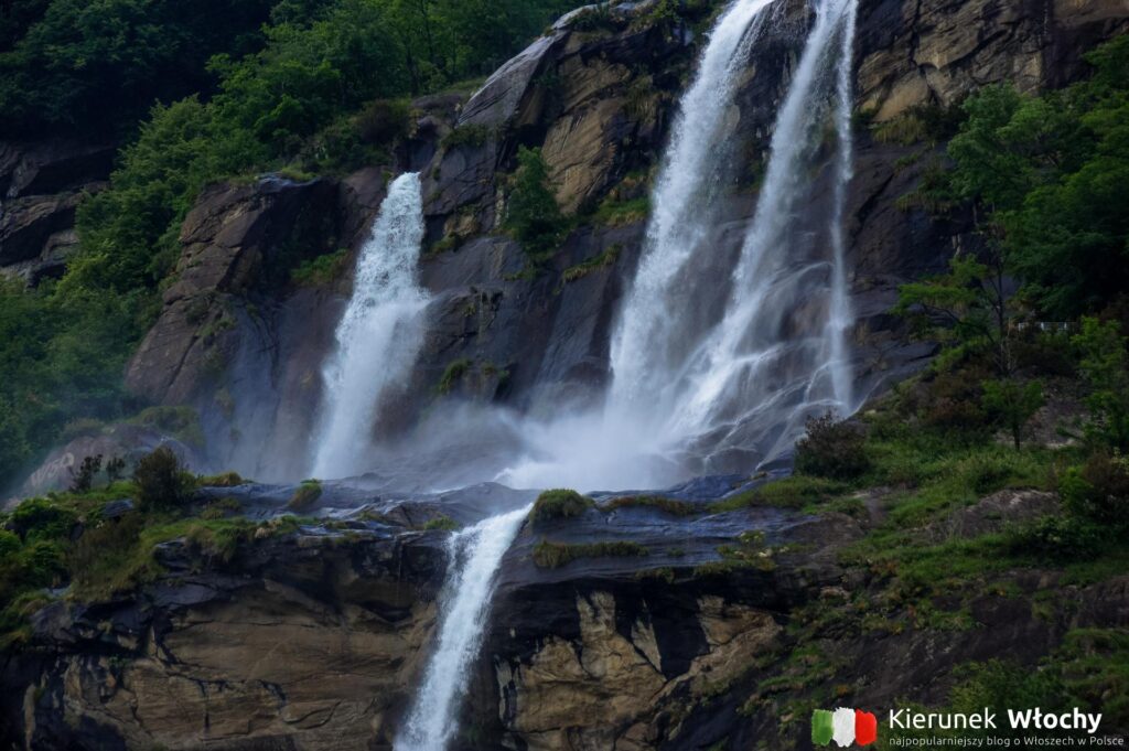 Cascate dell'Acquafraggia, Piuro, Lombardia, Włochy (fot. Łukasz Ropczyński, kierunekwlochy.pl)